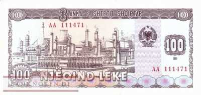 Albania - 100  Leke (#047a_XF)