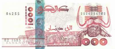 Algerien - 1.000  Dinars (#142b-U3_UNC)