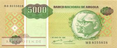 Angola - 5.000  Kwanzas Reajustados (#136_UNC)