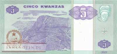 Angola - 5  Kwanzas (#144c_UNC)