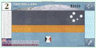 Antarctica - 2  Dollars - private issue (#008_UNC)