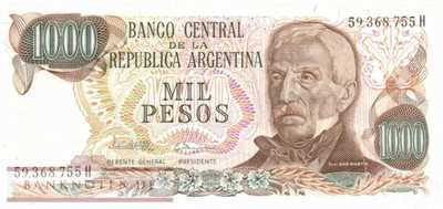 Argentina - 1.000  Pesos (#304d-H_UNC)