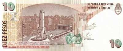 Argentinien - 10  Pesos (#354-M_UNC)