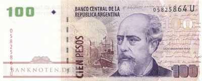 Argentinien - 100  Pesos (#357-U_UNC)