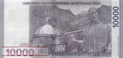 Armenien - 10.000  Drams (#064b_UNC)