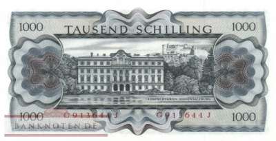 Österreich - 1.000  Schilling (#147a_UNC)