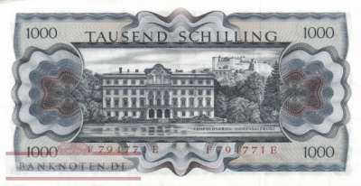 Österreich - 1.000  Schilling (#147a_VF)