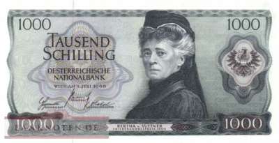 Österreich - 1.000  Schilling (#147a_UNC)