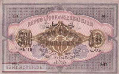 banknoten.de - banknotes Azerbaijan