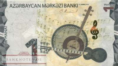 Azerbaijan - 1  Manat (#038a_UNC)