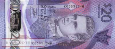 Barbados - 20 Dollars (#083-24-2_UNC)