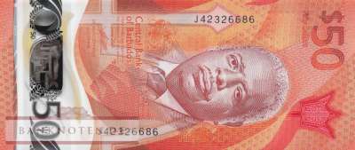 Barbados - 50 Dollars (#084b_UNC)