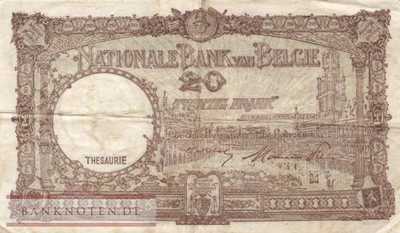 Belgium - 20  Francs (#116_F)