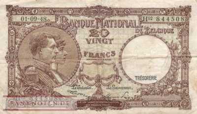 Belgium - 20  Francs (#116_F)