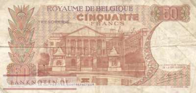 Belgium - 50  Francs (#139-U20_VG)