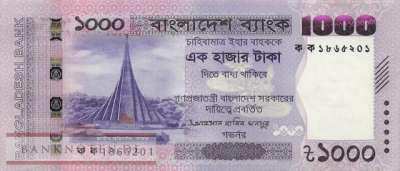 Bangladesch - 1.000 Taka (#082a_UNC)