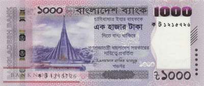 Bangladesch - 1.000 Taka (#082b_UNC)