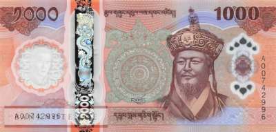 Bhutan - 1.000 Ngultrum (#045_UNC)