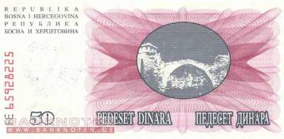 Bosnien Herzegowina - 50.000  Dinara (#055h_UNC)
