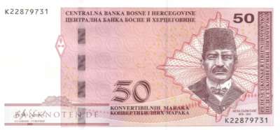 Bosnia and Herzegowina - 50  Convertible Maraka (#084d_UNC)