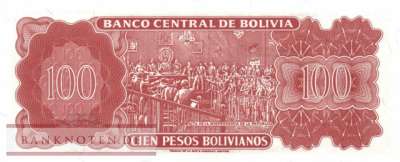 Bolivien - 100  Pesos Bolivianos (#164a-U1_UNC)