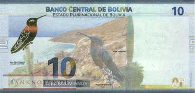 Bolivien - 10  Bolivianos (#248a_UNC)