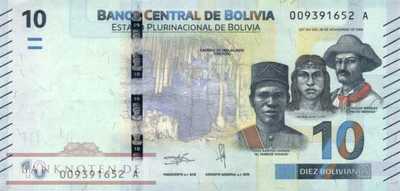 Bolivien - 10  Bolivianos (#248a_UNC)