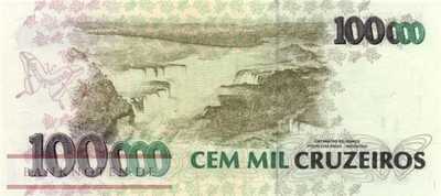 Brasilien - 100.000  Cruzeiros (#235c_UNC)