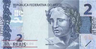 Brazil - 2  Reais (#252a_UNC)