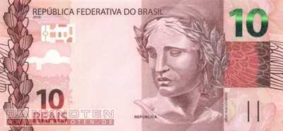 Brazil - 10  Reais (#254a_UNC)