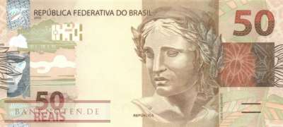 Brasilien - 50  Reais (#256i_UNC)