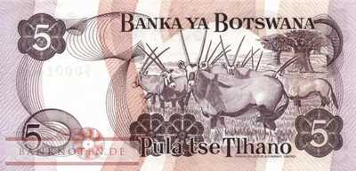 Botswana - 5  Pula (#008b_UNC)