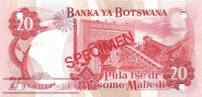 Botswana - 20  Pula - SPECIMEN (#010s1_UNC)