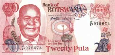 Botswana - 20  Pula (#021a_UNC)