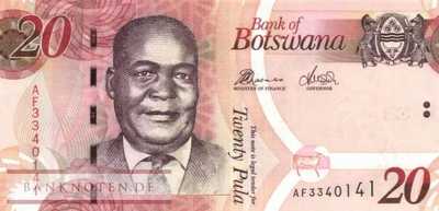 Botswana - 20  Pula (#031d_UNC)