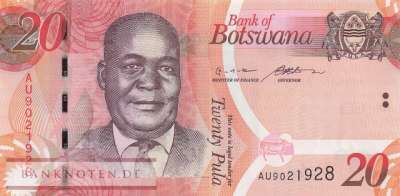 Botswana - 20 Pula (#031i_UNC)