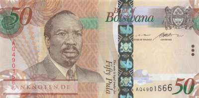 Botswana - 50 Pula (#032f_UNC)
