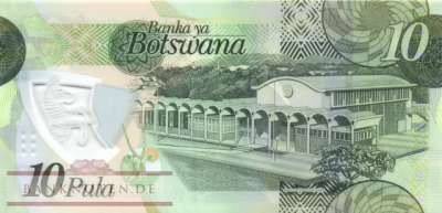 Botswana - 10  Pula - ploymer (#036a-2_UNC)