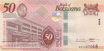 Botswana - 50 Pula - Gedenkbanknote (#037_UNC)