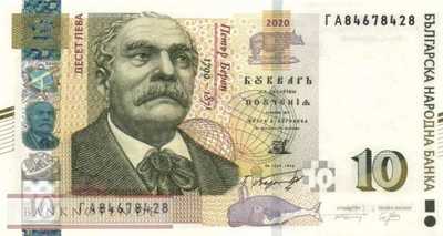 Bulgarien - 10  Leva (#117c_UNC)