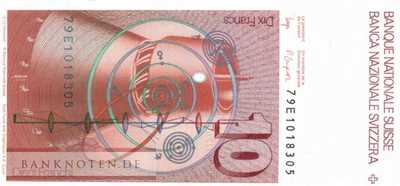 Schweiz - 10  Franken (#053a-U53_UNC)