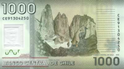 Chile - 1.000  Pesos (#161i_UNC)