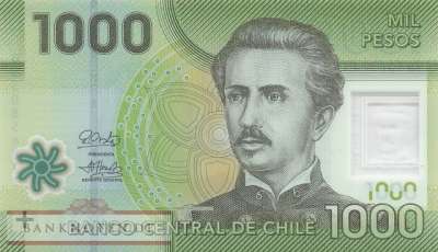 Chile - 1.000 Pesos (#161l_UNC)