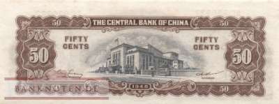 China - 50  Cents (#397_UNC)