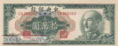 China - 100.000  Gold Yüan (#422a_UNC)