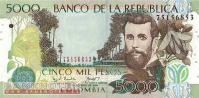 Kolumbien - 5.000  Pesos (#452e_UNC)