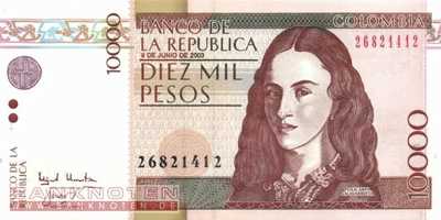 Kolumbien - 10.000  Pesos (#453f_UNC)