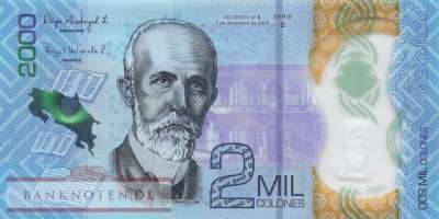 Costa Rica - 2.000 Colones (#281b_UNC)