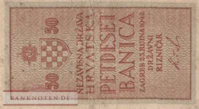 Kroatien - 50  Banica (#006b_VF)