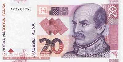 Croatia - 20  Kuna (#039a_UNC)